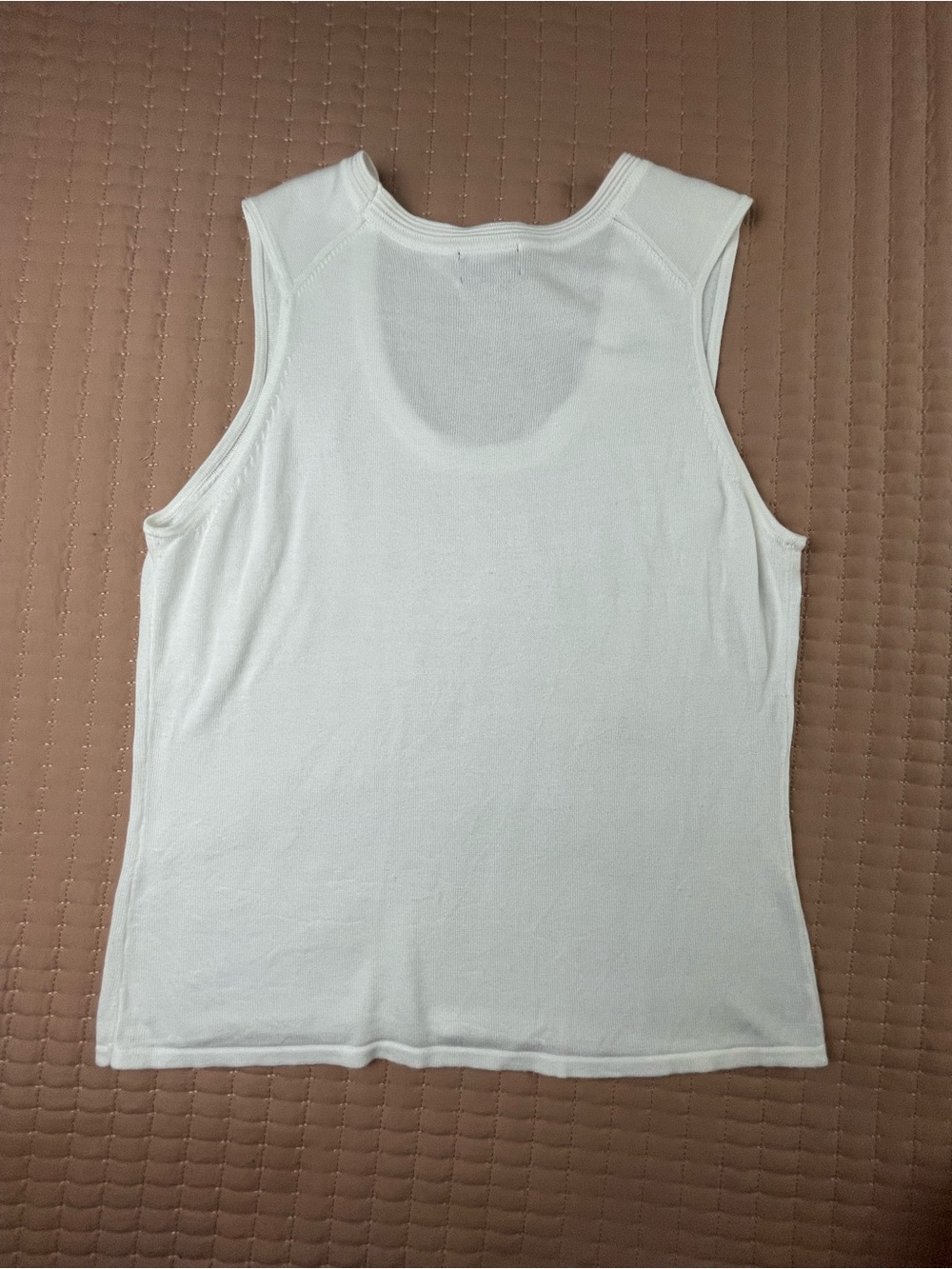 VTG Rafaella Knit Tank Top large - Picture 6 of 6